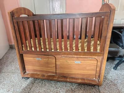 used wooden baby cot for sale