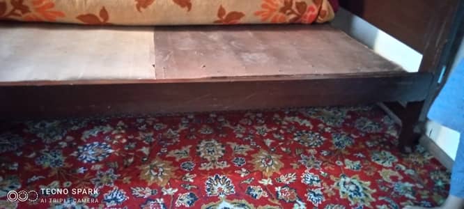 Wooden bed