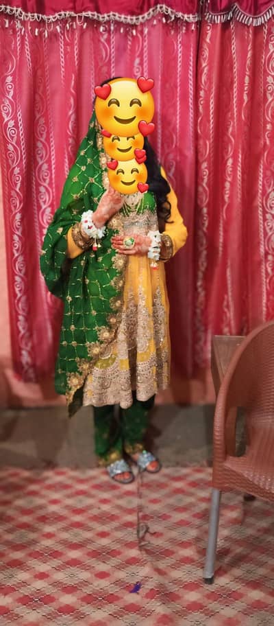 mehndi dress