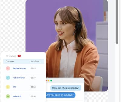Customer Service chat support work