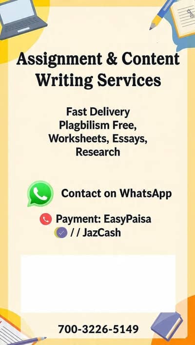 online assignment &content writing expert
