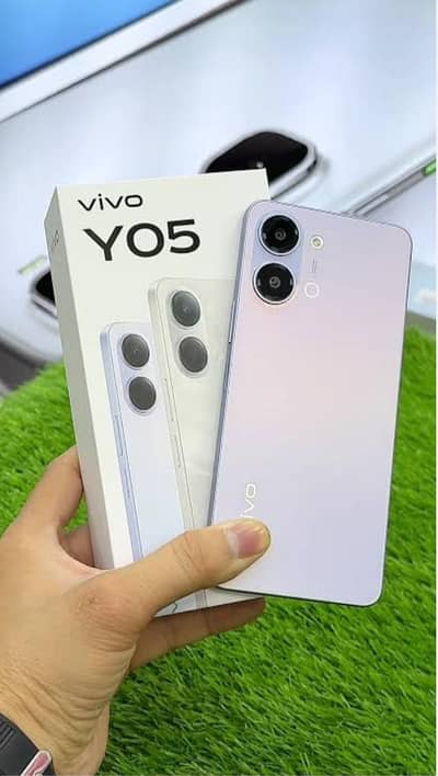 vivo y05 4+4ram 128 memory box pack