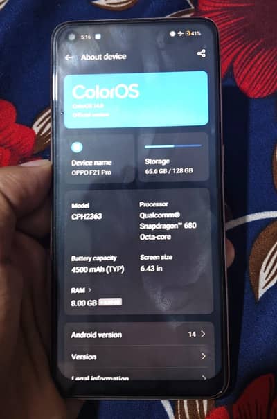 Oppo f21pro