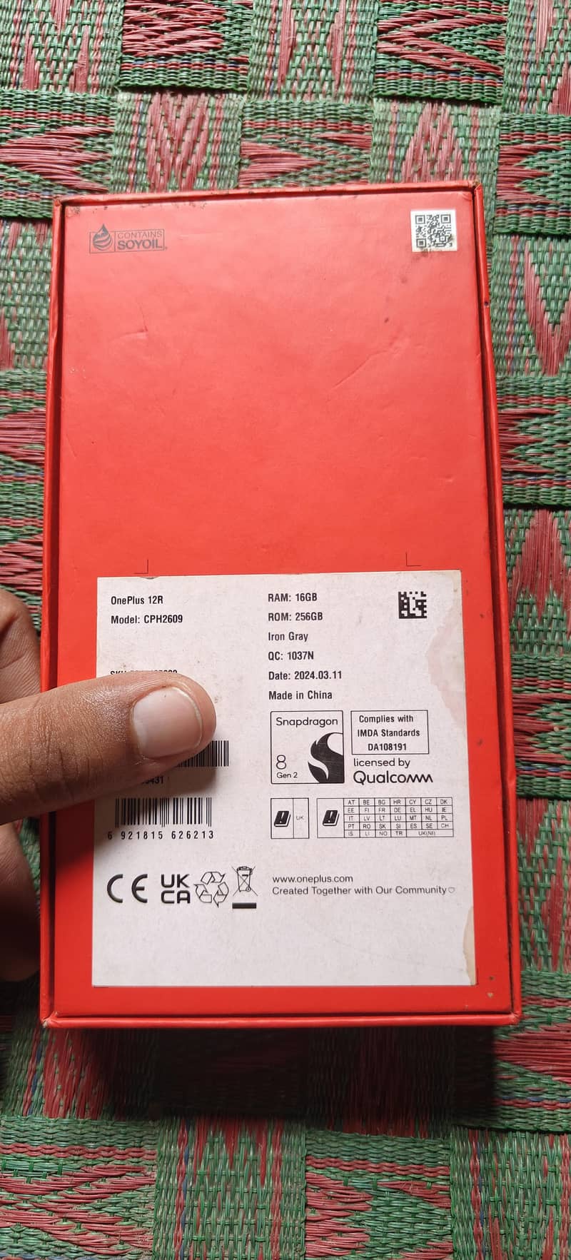 One Plus 12R 6