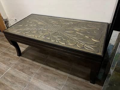 Glass Table Drawing room