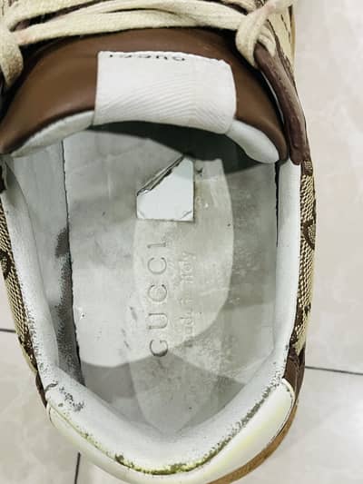 Gucci Signature Sneakers for Men. Made in Italy. (Size 42)