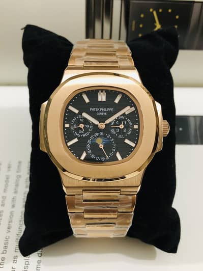 PATEK PHILIPPE AUTOMATIC-MOON PHASE-NEW WATCH-SEIKO CITIZEN CASIO
