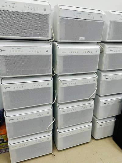 Fresh condition 1 Ton Midea U shape DC inverter window Ac