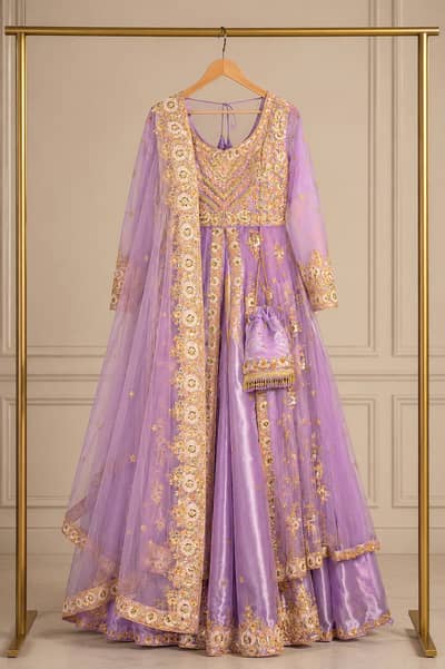 Bridal Maxi - lilac Color