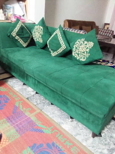 L shaped sofaset for urgent sale