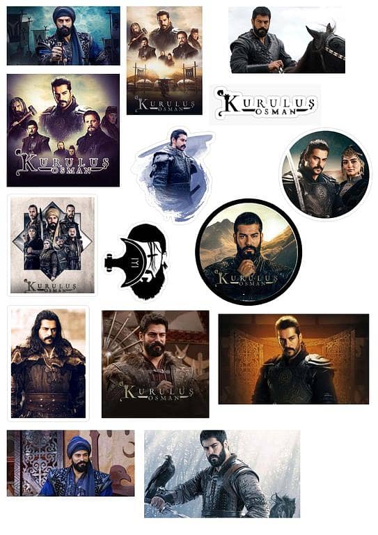 kurulus osman Stickers for Laptop Car Bike Phone Stickers