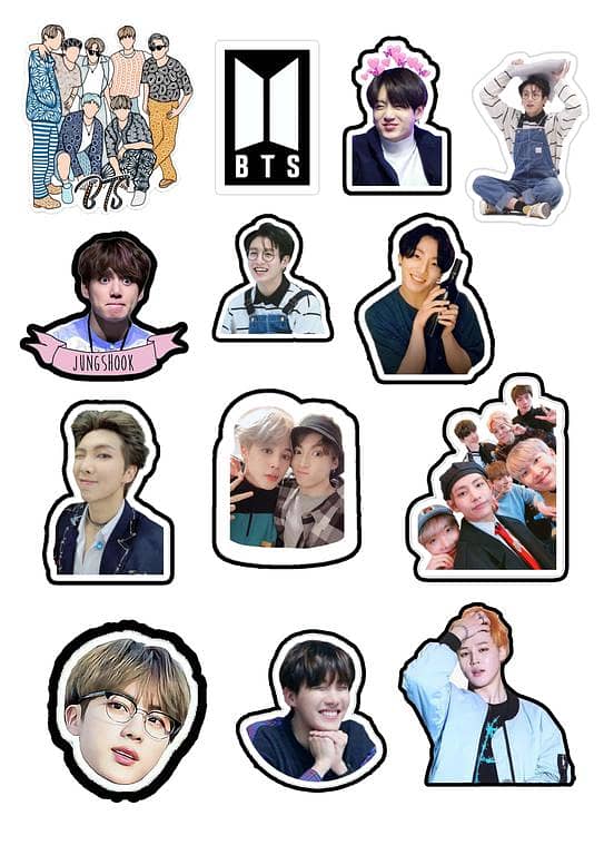 BTS jungkook kpop  Stickers for Laptop Car Bike Phone Stickers