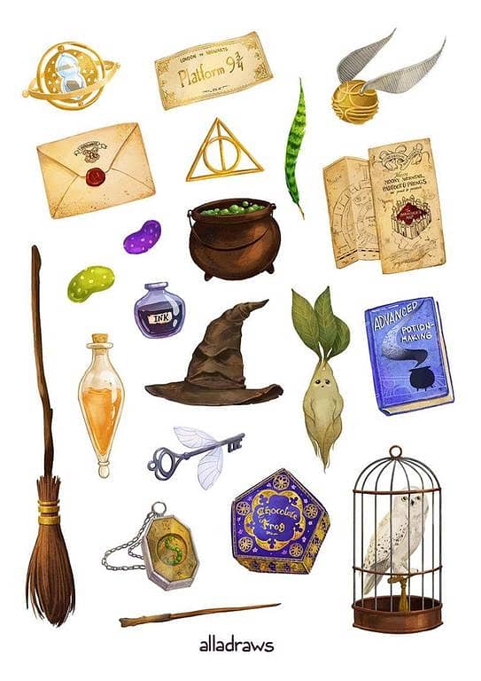 Harry potter Stickers 21 Pcs for Laptop Car Bike Phone Stickers