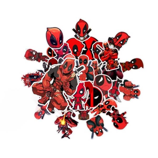 Deadpool Stickers for Laptop Car Bike Phone Stickers