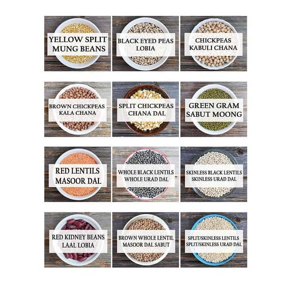 Stickers Pules Dals Legumes Lentils Beans Pulses 12ps sticks