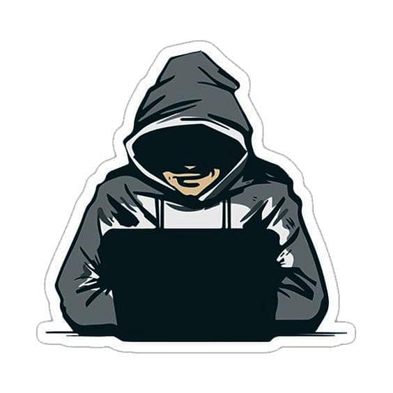 Programming hacker Stickers 1pcs - 3 inch x 2 Inch