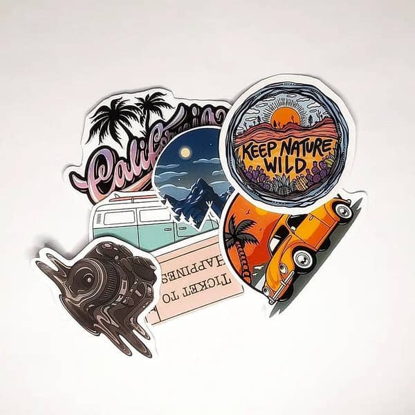 Pack Of 7 Traveler Stickers Essentials Travel Planner Stickers