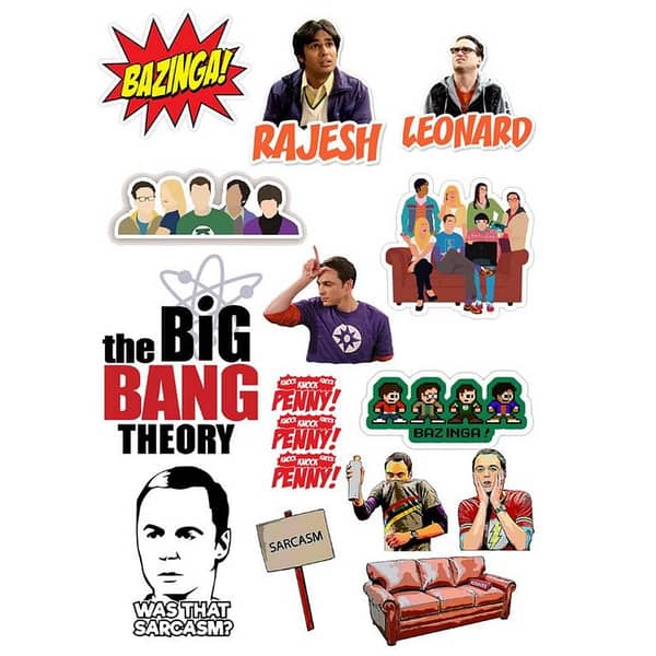 BIG BANG THEORY STICKERS PACK