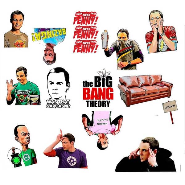 BIG BANG THEORY STICKERS PACK