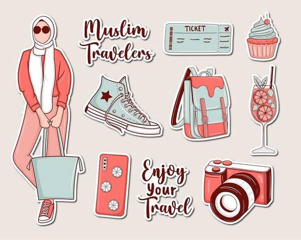 Aesthetic girls stickers collection for Water Bottles Laptop Phone Computer Guitar scrapbook