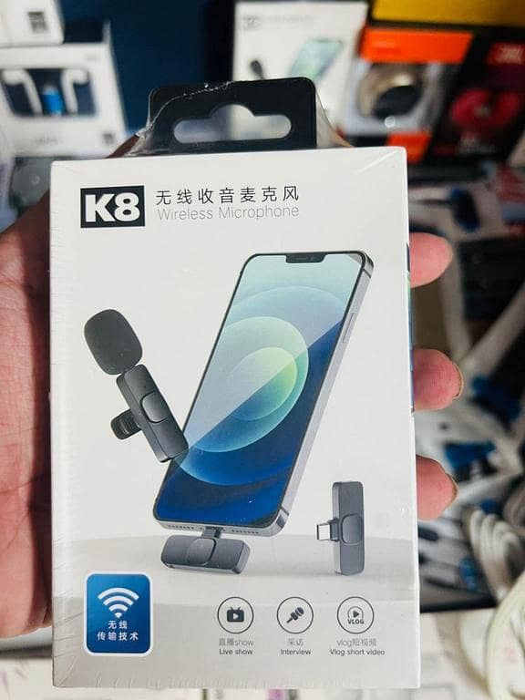 K8 Original Microphone With Type C High Quality Android Mic