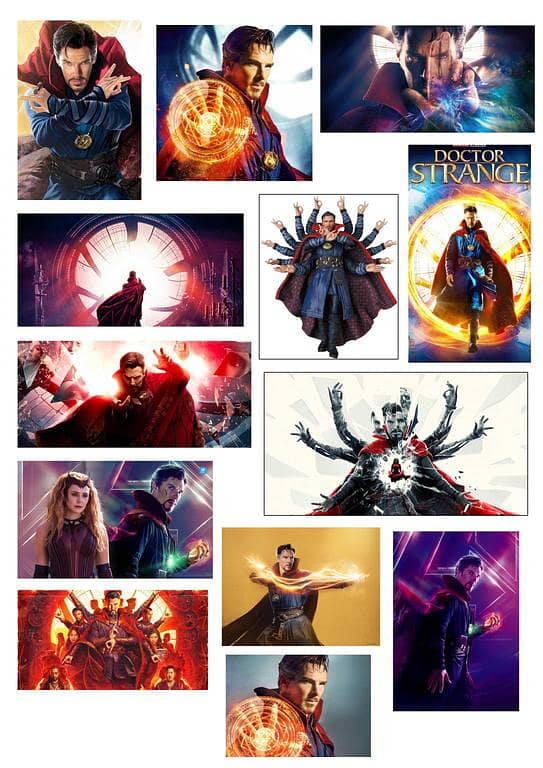 Doctor Strange Stickers Pack – Marvel Superhero Stickers for Laptop, Car, Bike & Phone