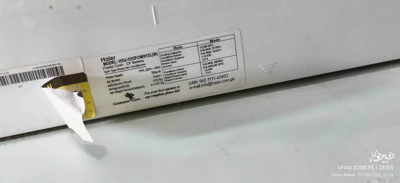 Haier AC 0