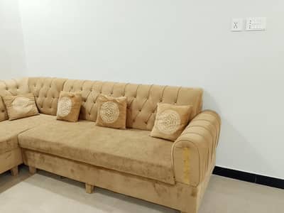 6 seater L shaped sofa