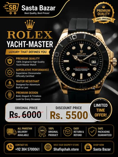 Men's Luxury Watch | Analog Quartz Wrist Watch |Stylish Fashion Watch