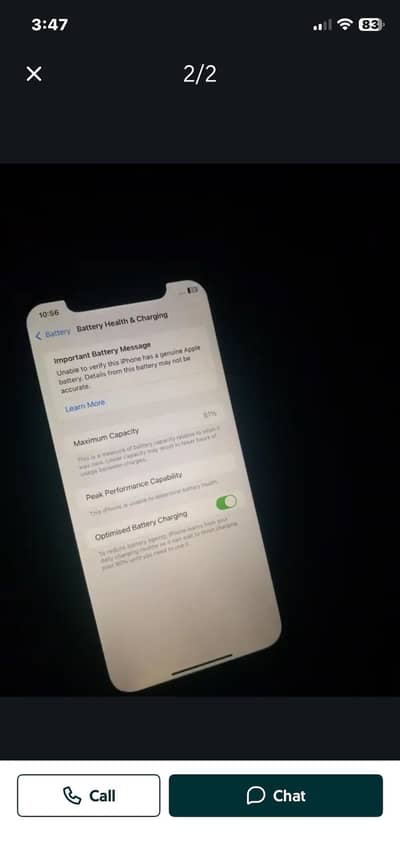 Apple iPhone XR non pta 128 gb face off unit change