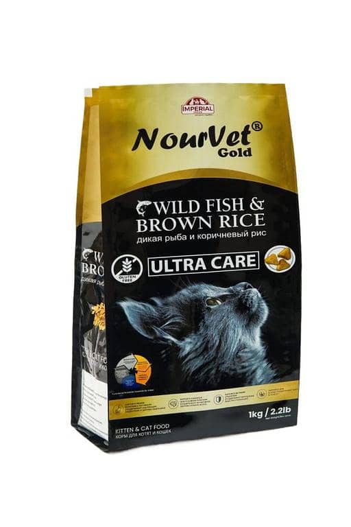 NourVet Gold Ultra Care Cat Food 500g,1kg,10kg