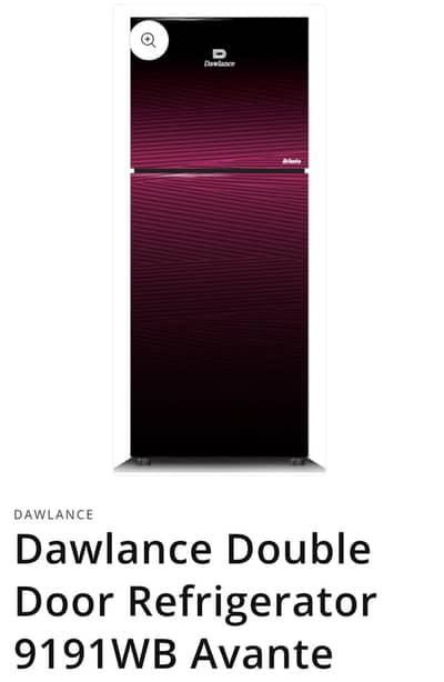 Dawlance Double Door Refrigerator 9191WB Avante