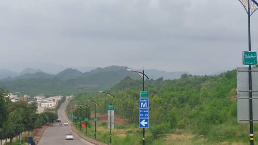Top of the Hill Most heighted Solid Land 11 Marla Boulevard Category Plot in Sector N Bahria Enclave Islamabad