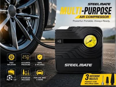 Tire Inflator Pump - Steelmate Portable Air Compressor P03 12V