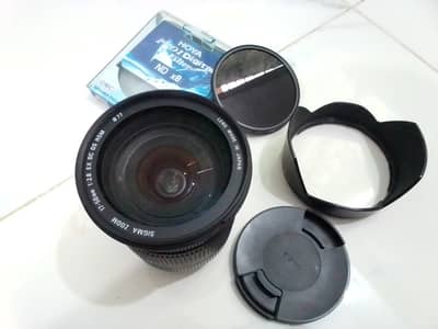 Sigma 17-50mm f/2.8 EX DC OS HSM Lens with Hoya ND x8 77mm