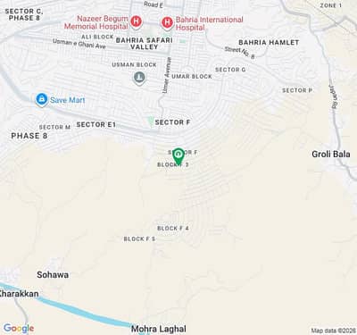 10 Marla Residential Plot Is Available For Sale In Bahria Town Phase 8 Sector F-3 Rawalpindi