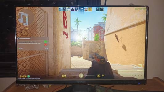 Viewsonic 75hz led  24 inch 10,000/-