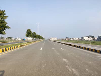 100 Feet Road, 1 Kanal, 2-Side Open Plot for Sale in V Block, Phase 8, DHA Lahore