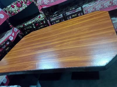 Dining Table with six chairs for sale