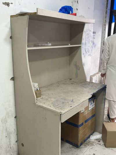Computer Table | Study Desk | With Bookshelf
