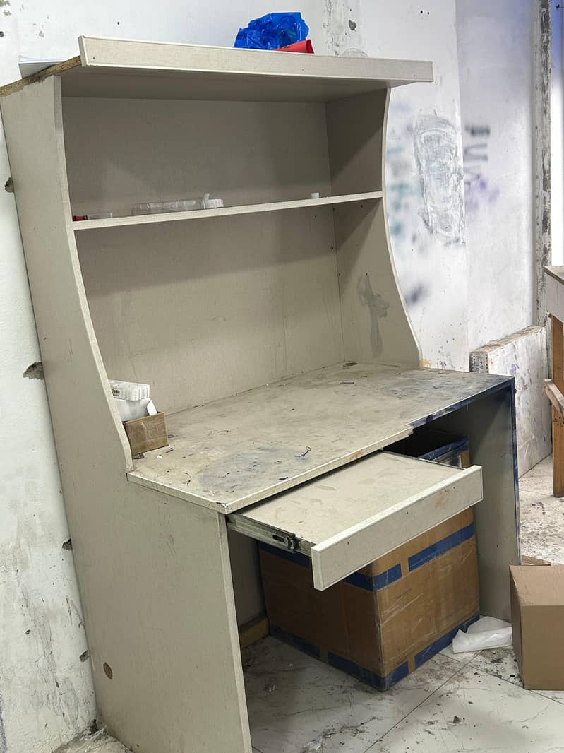 Computer Table | Study Desk | With Bookshelf 2