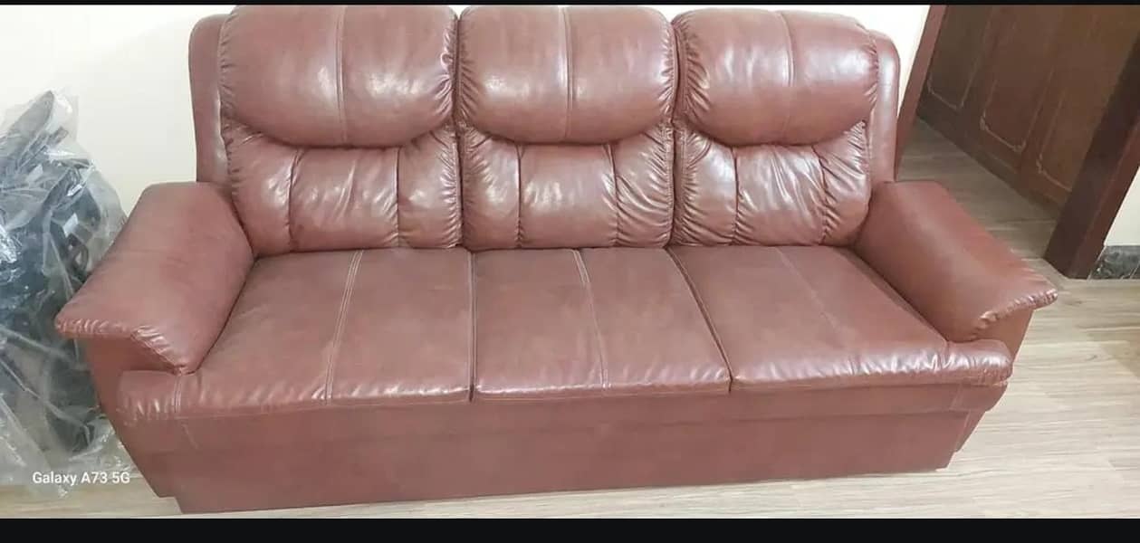 Artificial leather sofa set 0