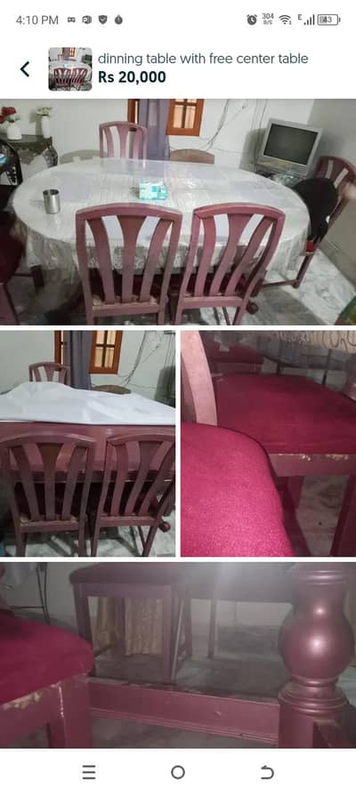 handmade solid dinning table