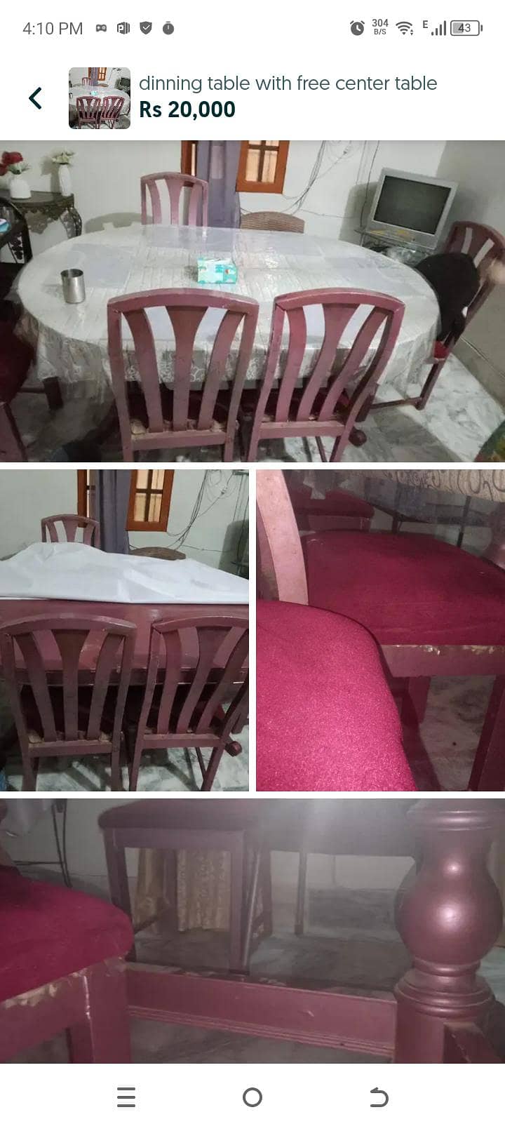 handmade solid dinning table 0