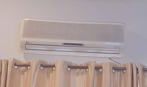 lg split ac good working condition  haier washing mashin 8.5kg