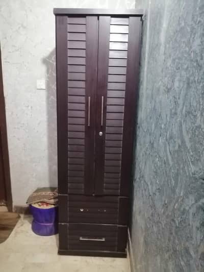 Single Wooden Wardrobe