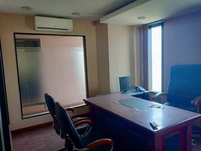 NEAR 26 VIP LAVISH FURNISHED OFFICE FOR RENT 6 EXECUTIVE CHAMBER 3 WASHROOM 3 SIDE CORNER WITH LIFT 24/7 ACCESS