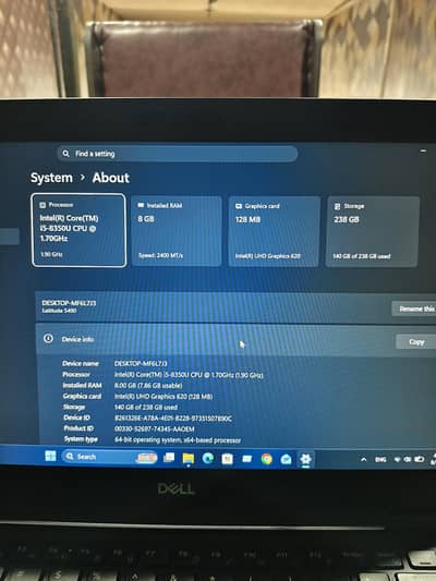 core i5 8gen like a new