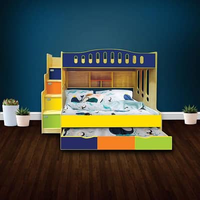 Bunk bed | Kid wooden bunker bed | Baby bed | Double bed | Triple bed