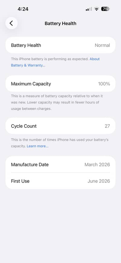 iPhone 17 Pro Max silver color PTA 256gb physical SIM